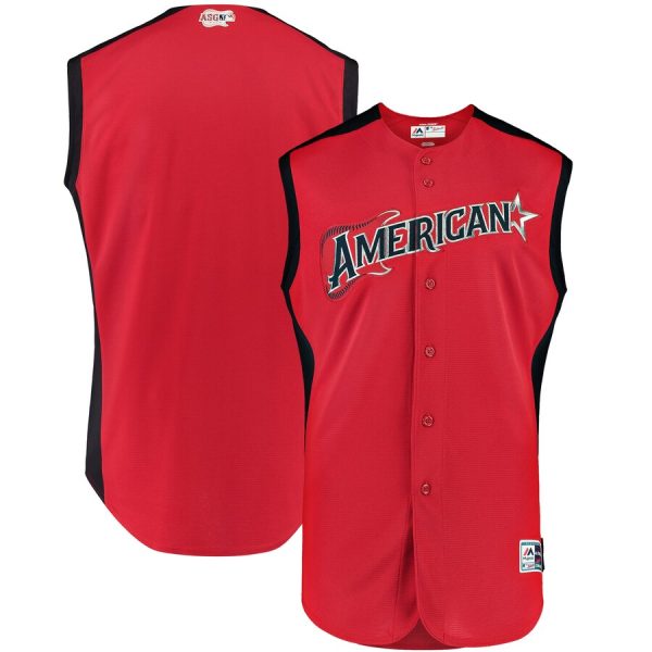 American League Red 2019 MLB All-Star Game Workout Stitched Jersey