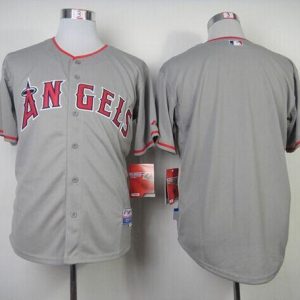 Angels of Anaheim Blank Grey Cool Base Stitched MLB Jersey