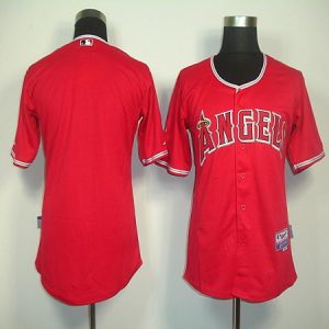 Angels of Anaheim Blank Red Cool Base Stitched MLB Jersey