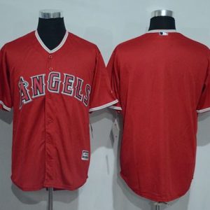 Angels of Anaheim Blank Red New Cool Base Stitched MLB Jersey