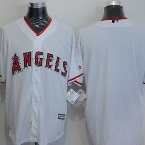 Angels of Anaheim Blank White New Cool Base Stitched MLB Jersey