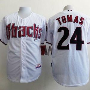 Arizona Diamondbacks #24 Yasmany Tomas White Cool Base Stitched MLB Jersey