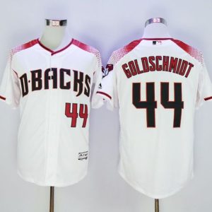 Arizona Diamondbacks #44 Paul Goldschmidt White/Brick New Cool Base Stitched MLB Jersey