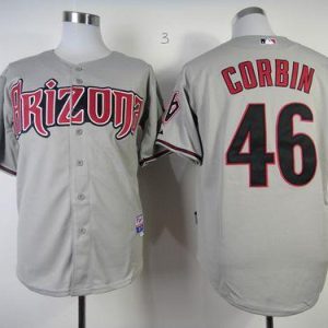 Arizona Diamondbacks #46 Patrick Corbin Grey Cool Base Stitched MLB Jersey