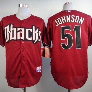 Arizona Diamondbacks #51 Randy Johnson Black Cool Base Stitched MLB Jersey