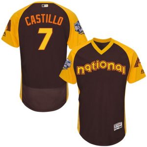 Arizona Diamondbacks #7 Welington Castillo Brown Flexbase Collection 2016 All-Star National League Stitched MLB Jersey