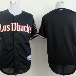 Arizona Diamondbacks Blank Black Cool Base Stitched MLB Jersey