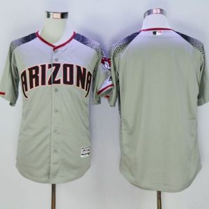 Arizona Diamondbacks Blank Gray/Brick New Cool Base Stitched MLB Jersey