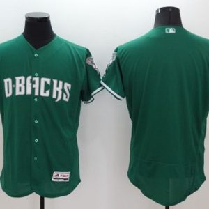 Arizona Diamondbacks Blank Green Celtic Flexbase Collection Stitched MLB Jersey