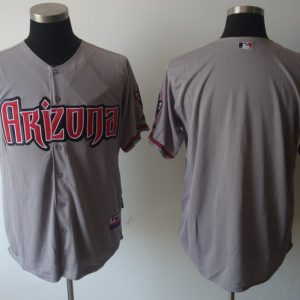 Arizona Diamondbacks Blank Grey Cool Base Stitched MLB Jersey