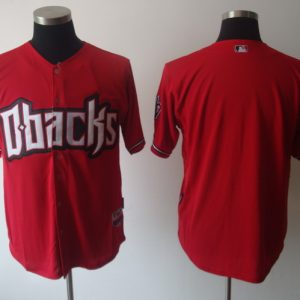 Arizona Diamondbacks Blank Red Cool Base Stitched MLB Jersey