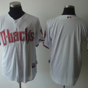 Arizona Diamondbacks Blank White Cool Base Stitched MLB Jersey