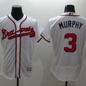 Atlanta Braves #3 Dale Murphy White Flexbase Collection Stitched MLB Jersey