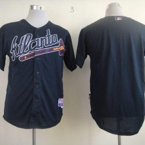 Atlanta Braves Blank Blue Alternate Stitched MLB Jersey