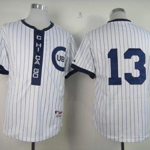 Chicago Cubs #13 Starlin Castro White 1909 Turn Back The Clock Stitched MLB Jersey