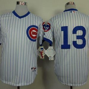 Chicago Cubs #13 Starlin Castro White 1988 Turn Back The Clock Stitched MLB Jersey