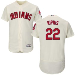 Cleveland Indians #22 Jason Kipnis Cream Flexbase Collection Stitched MLB Jersey