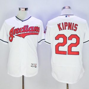 Cleveland Indians #22 Jason Kipnis White Flexbase Collection Stitched MLB Jersey