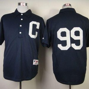 Cleveland Indians #99 Ricky Vaughn Navy Blue 1902 Turn Back The Clock Stitched MLB Jersey