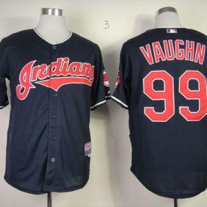 Cleveland Indians #99 ricky vaughn Navy Blue Cool Base Stitched MLB Jersey