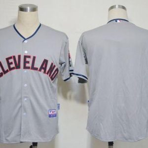 Cleveland Indians Blank Grey Cool Base Stitched MLB Jersey