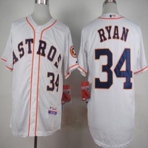 Houston Astros #34 Nolan Ryan White Cool Base Stitched MLB Jersey