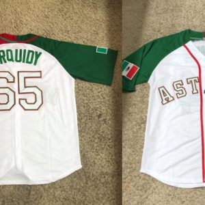 Houston Astros #65 Jose Urquidy Mexican Heritage Culture Night Stitched MLB Jersey