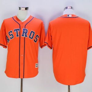 Houston Astros Blank Orange New Cool Base Stitched MLB Jersey