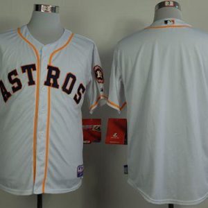 Houston Astros Blank White Cool Base Stitched MLB Jersey