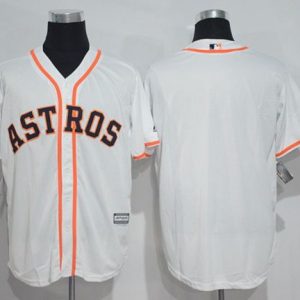 Houston Astros Blank White New Cool Base Stitched MLB Jersey