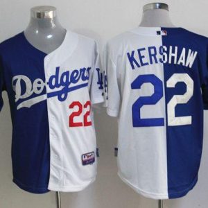 Los Angeles Dodgers #22 Clayton Kershaw Blue/White Cool Base Stitched MLB Jersey