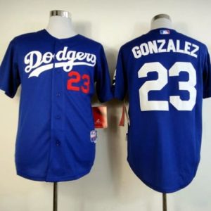 Los Angeles Dodgers #23 Adrian Gonzalez Blue Cool Base Stitched MLB Jersey