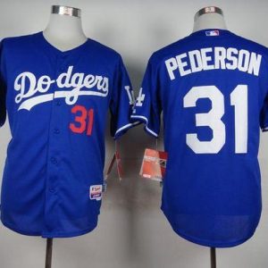 Los Angeles Dodgers #31 Joc Pederson Blue Cool Base Stitched MLB Jersey