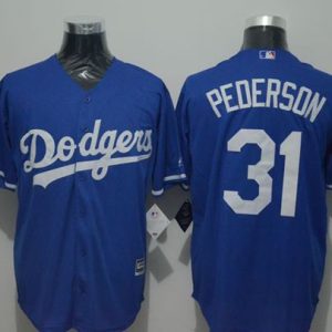 Los Angeles Dodgers #31 Joc Pederson Blue New Cool Base Stitched MLB Jersey