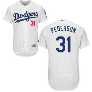 Los Angeles Dodgers #31 Joc Pederson White Flexbase Collection Stitched MLB Jersey