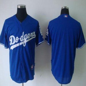 Los Angeles Dodgers Blank Blue Cool Base Stitched MLB Jersey