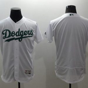 Los Angeles Dodgers Blank White Celtic Flexbase Collection Stitched MLB Jersey