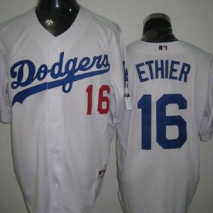 Los Angels Los Angeles Dodgers #16 Andre Ethier Stitched White MLB Jersey