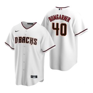 Men Arizona Diamondbacks #40 Madison Bumgarner White Cool Base Stitched Baseball Jersey