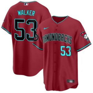 Men Arizona Diamondbacks #53 Christian Walker Red 2024 Cool Base Stitched Baseball Jersey