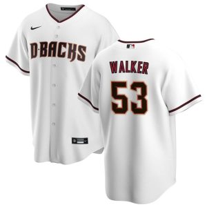 Men Arizona Diamondbacks #53 Christian Walker White Cool Base Stitched Baseball Jersey