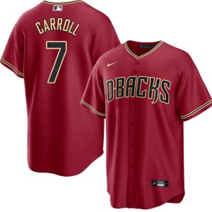 Men Arizona Diamondbacks #7 Corbin Carroll Red Cool Base Stitched Baseball Jersey