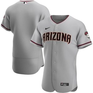 Men Arizona Diamondbacks Blank 2020 Grey Flex Base Stitched MLB Jersey