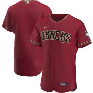 Men Arizona Diamondbacks Blank 2020 Red Flex Base Stitched MLB Jersey