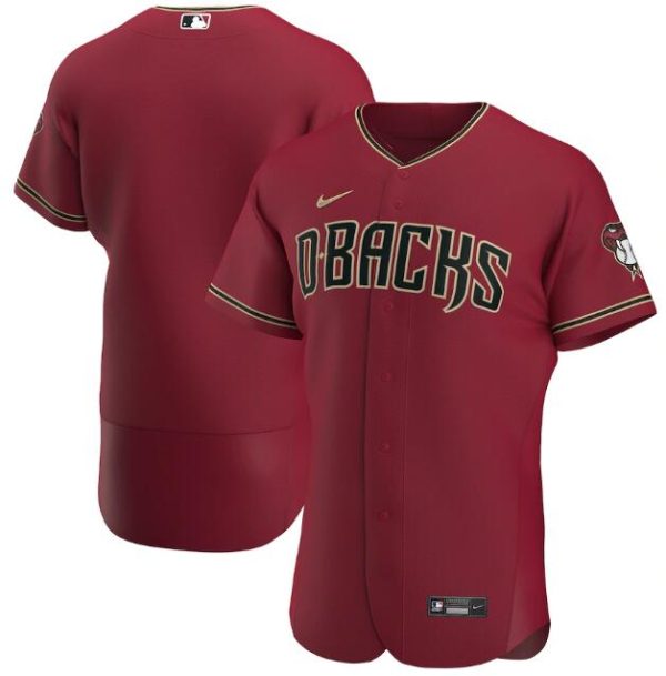 Men Arizona Diamondbacks Blank 2020 Red Flex Base Stitched MLB Jersey