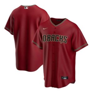 Men Arizona Diamondbacks Blank Red Cool Base Stitched Baseball Jersey