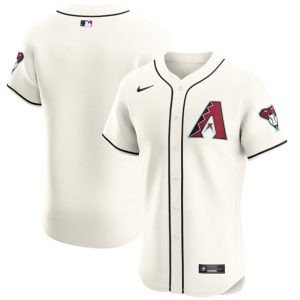 Men Arizona Diamondbacks Cream 2024 Alternate Vapor Premier Elite Patch Flex Base Stitched Jersey