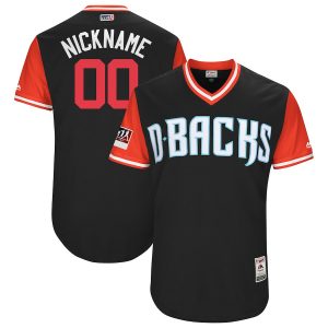 Men Arizona Diamondbacks Majestic Black/Red 2018 Players' Weekend Pick-A-Player Roster Stitched MLB Jersey