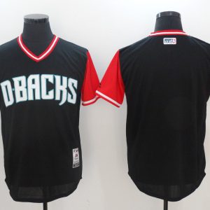 Men Arizona Diamondbacks Majestic Black/Red 2018 Players' Weekend Team Stitched MLB Jersey