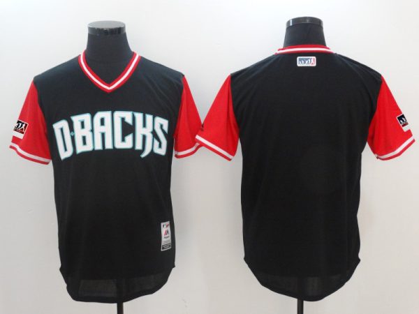 Men Arizona Diamondbacks Majestic Black/Red 2018 Players' Weekend Team Stitched MLB Jersey